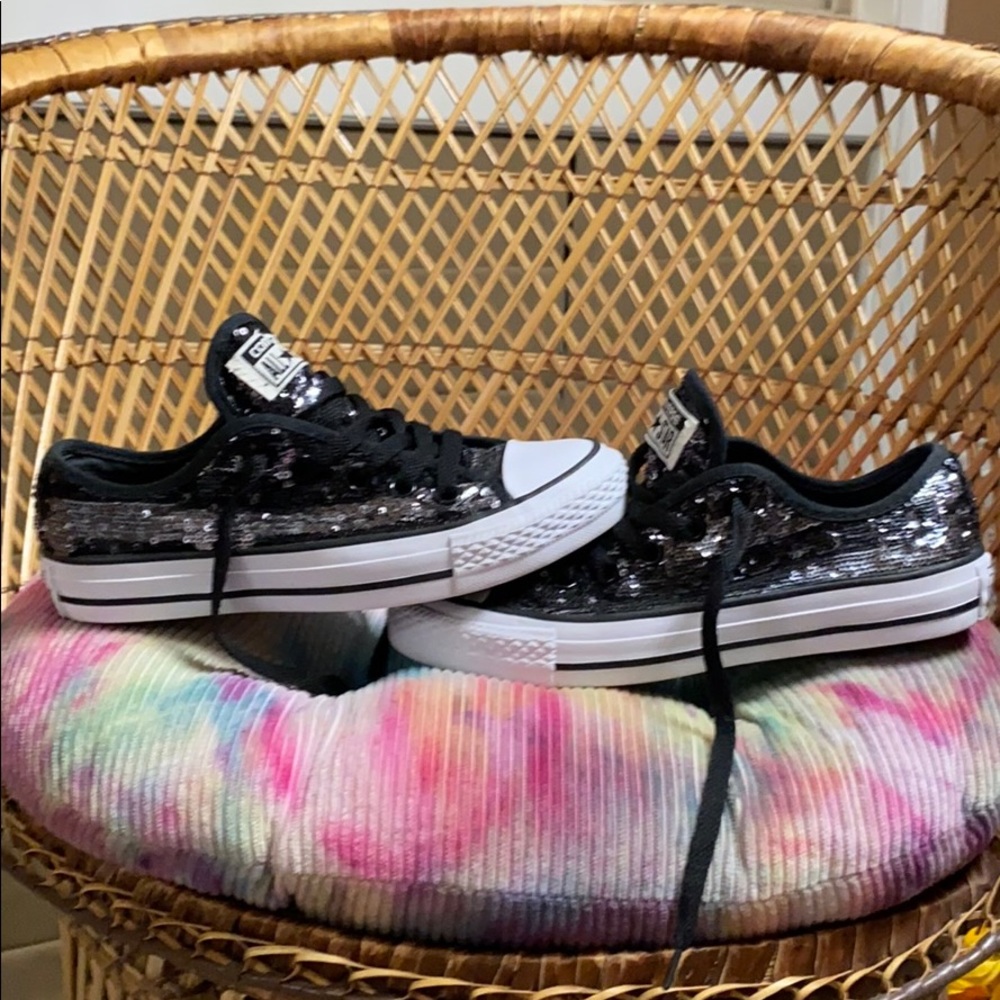 Converse Chuck Taylor All Star-Black-Sequins shoes